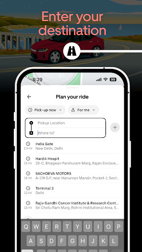 Uber - Bike, Auto & Car Rides screenshot