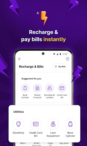 PhonePe UPI, Payment, Recharge screenshot