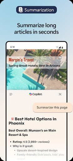 Microsoft Edge: AI browser screenshot