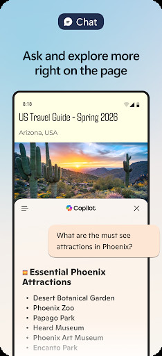 Microsoft Edge: AI browser screenshot