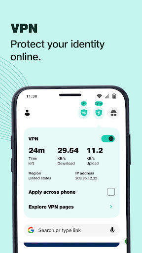 JioSphere: Web Browser screenshot