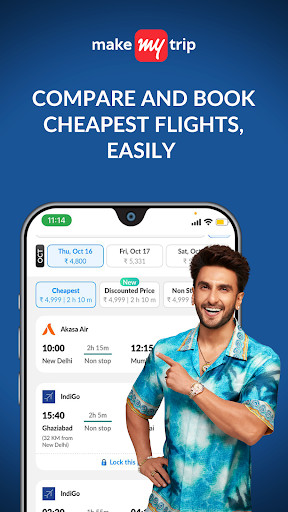 MakeMyTrip: Hotel, Flight, Bus screenshot